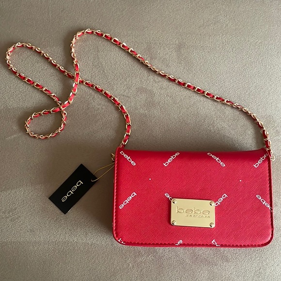 Light red bebe purse - Picture 1 of 4